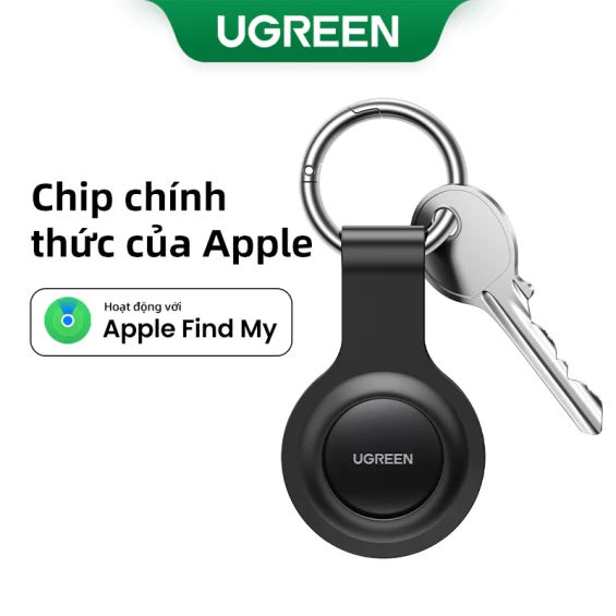 Ugreen Finder Security SmartTrack Link SmartTag với Apple Find My Key Bluetooth Tracker cho Earbud Hành lý MFi Phone Finder IOS